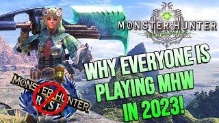 WHY EVERYONE is playing Monster Hunter World over Rise in 2023!