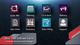 Bend Plus Rebar Software Demo 2021 - Bar List | Scrap Optimization | Delivery Note & Rebar Inventory