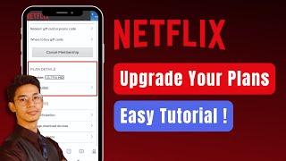 How to Upgrade Netflix Plan !