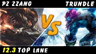 Pz Zzang - Yasuo vs Trundle TOP Patch 12.3 - Yasuo Gameplay