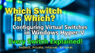 Managing and Configuring Hyper-V Virtual Switches -- Default, Internal, External, and Private