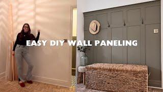 Beginner Friendly DIY Wall Paneling!