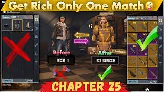 ZERO TO HERO ONLY ONE MATCH  PUBG МЕТRО ROYALE CHAPTER 25