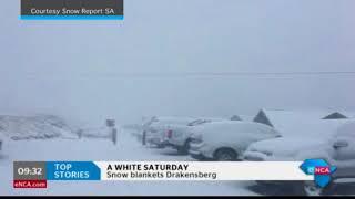 Snow blankets Drakensberg