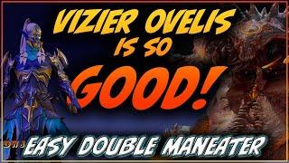 Vizier is SO Good!  Breaking Down Easy Double Maneater Unkillable | Raid Shadow Legends