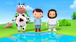 Regenbogen Pfützen | Kinderlieder | Little Baby Bum Deutsch | Cartoons für Kinder