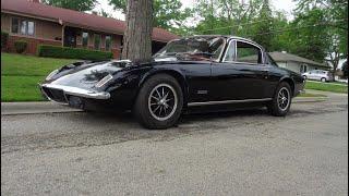 Ever see one? 1974 Lotus Elan + 2 S.130/5 5 Speed in Black & Ride on My Car Story with Lou Costabile