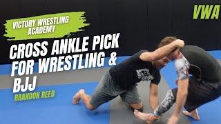 CROSS ANKLE PICK FOR WRESTLING & BJJ