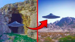 Man Filmed A Huge UFO Coming Out Of A Cave, What Happened Next Shocked Everyone..!!