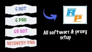 G Bot, G Pro, GR BOT, Recovery Pro Code Mail Software & IP Setup