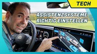 VW Assistenten richtig einstellen: Alle Systeme erklärt | ACC vs. Travel Assist | Lane Assist