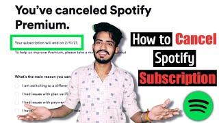 How to Cancel Spotify Premium Subscription | Spotify Auto renewal subscription cancel