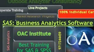 Best SAS Training by OAC  Outlook Analyzer Consuntancy