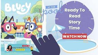 Ready To Read Storytime "Bluey: The Pool Paperback by Penguin Young Readers Licenses  "