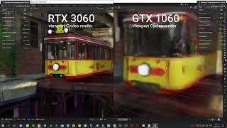 NVIDIA Geforce GTX 1060_3Gb VS RTX 3060_12Gb blender viewport cycles render