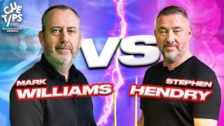 Stephen Hendry VS Mark Williams In An Epic Snooker Skills Battle