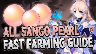 Sango Pearl All Locations FAST FARMING ROUTE | Genshin Impact 2.1