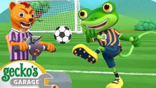 Football is Fun , Let's Play | Gecko's Garage 3D | Learning Videos for Kids ️