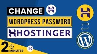 How To Change WordPress Password From Hostinger 2024 | Hostinger WordPress Password Reset