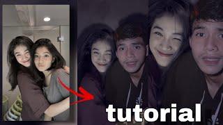 tutorial cara edit foto sama artis, pas buat yang jomblo #edit #editing #trending