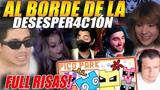 AL BORDE de la L0CURASIDERAL, LAUGAMER, RAMPAGE, ACCAMARY, ELEMAO y MÁS streamers juegan PICO PARK