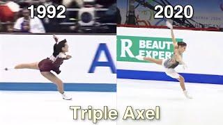 Figure Skating Jumps - two decades apart