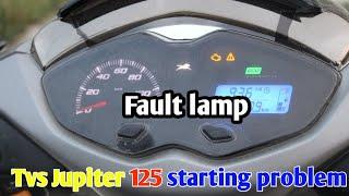 Tvs Jupiter 125 starting problem||error light||fault lamp