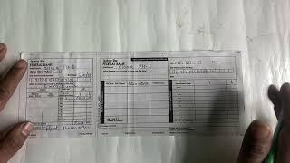 How to fill cash deposit slip of Federal Bank