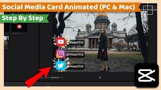 Social Media Card or Call Out Animated | CapCut PC Tutorial