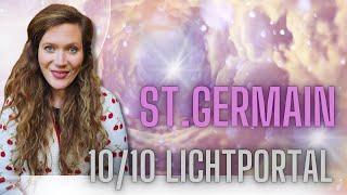 10/10 Lichtportal ST.GERMAIN LICHTÜBERTRAGUNG - deine multidimensionale Seele #portal #stgermain