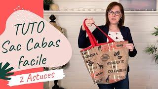 TUTO SAC CABAS I Facile et rapide en moins d'1 heure