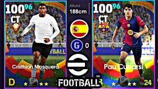 MUY BUENAS CARTAS LIGA ESPAÑOLA | LIGA INGLESA | EFOOTBALL 2025 | CRISTHIAN MOSQUERA