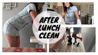 Clean With Me | After Lunch Clean | Heels | Cleaning Motivation