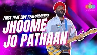 Arijit Singh's First Live Performance Of Jhoome Jo Pathan | PME Entertainment #arijitians #pathaan