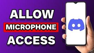 How To Allow Discord To Access Your Microphone (Easy)