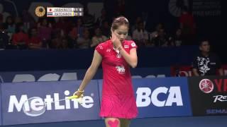 BCA Indonesia Open 2015 | Badminton F M2-WS Y. Hashimoto vs R. Intanon