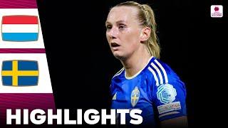 Sweden vs Luxembourg | Highlights | Women's Euro Qualifiers 25-10-2024