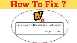 Unfortunately,BOOYAH Has Stopped Error in Android - App Not Open Problem | AllTechapple