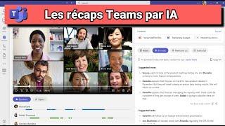 Teams - Récapitulatif intelligent des réunions via l'IA 