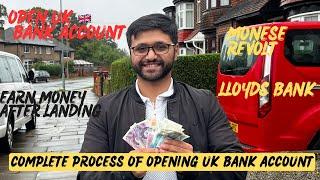 New in Uk? Earn money by opening UK bank account | Complete process of opening bank account in UK