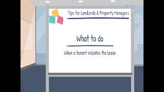 What to do When a Tenant Violates the Lease