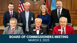 Dare County Board of Commissioners Meeting: March 3, 2025