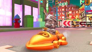 Mario Kart Tour -New York Minute R- Metal Mario Gameplay