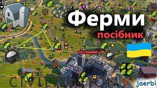 Ферми. Їжа. Посібник. Civilization 6. Гайд (українською)