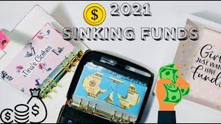 SINKING FUNDS CASH ENVELOPES FOR 2021 | $1 OR $5 CHALLENGE?!?! #Debtfreejourney