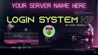 FiveM Login System V3.0 By HG Scripts 