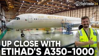 Exclusive A350-1000 tour (Etihad Tech Ops)