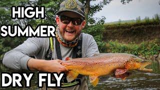 VENUE PB! Brown Trout Fishing Dry Fly Fishing On The River Derwent