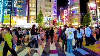  Tokyo Shinjuku Walk ‍️‍ Sleepless Night   4K ASMR Nonstop 1 hour 06 minutes ⌚