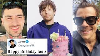 Famous People Wishing 'Louis Tomlinson' Happy Birthday | One Direction Louis Tomlinson Celebration